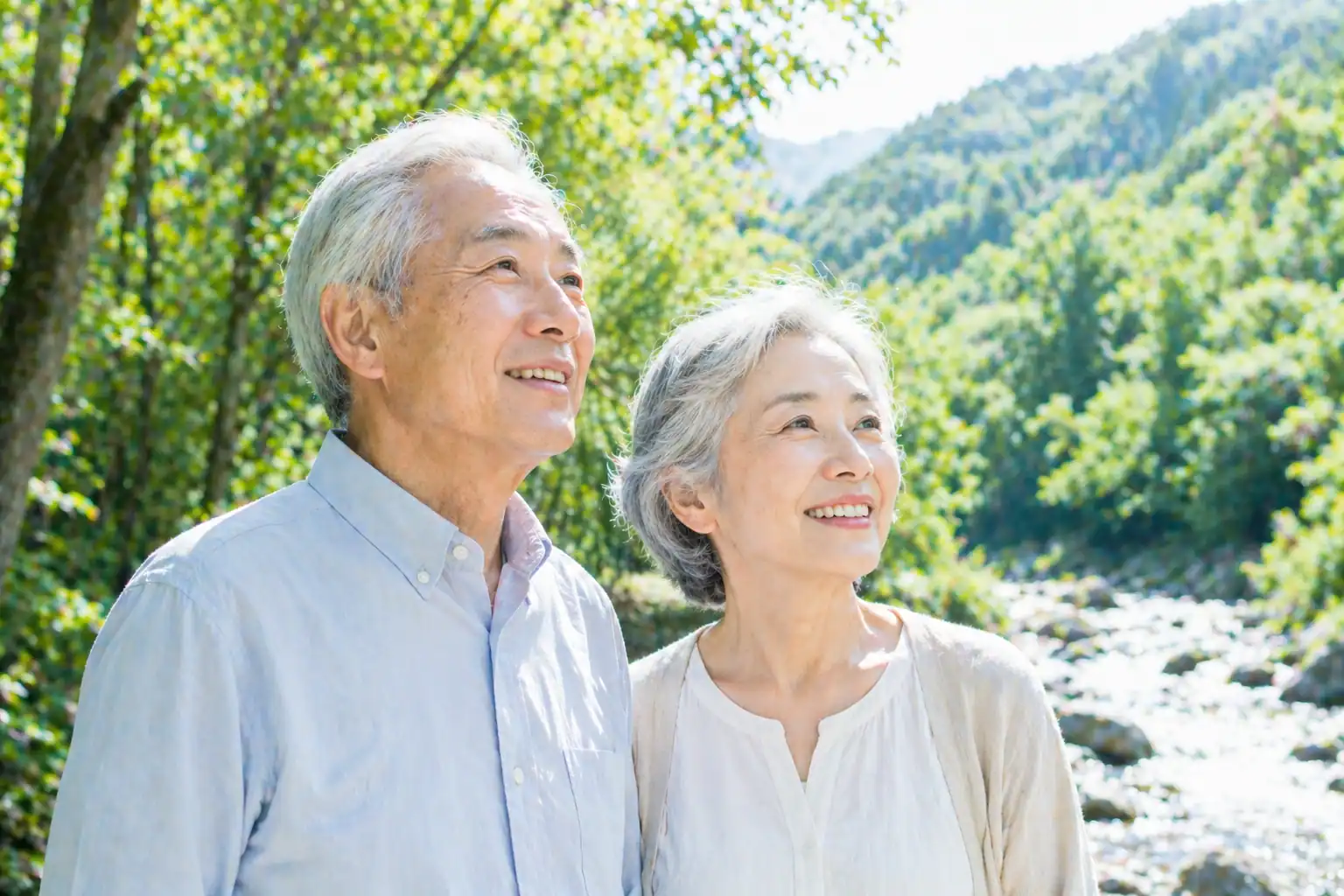 花粉症から解放された父のイメージ