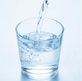 水・お湯と一緒に